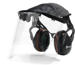 Husqvarna Face Visor With Headband Hearing Protectors